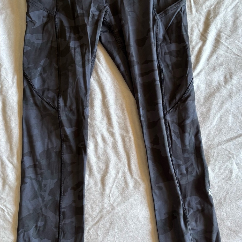 lululemon athletica Black Camo Leggings